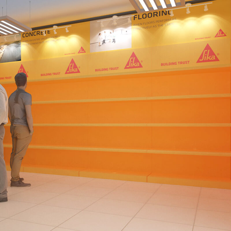 Store Branding design services for SIKA